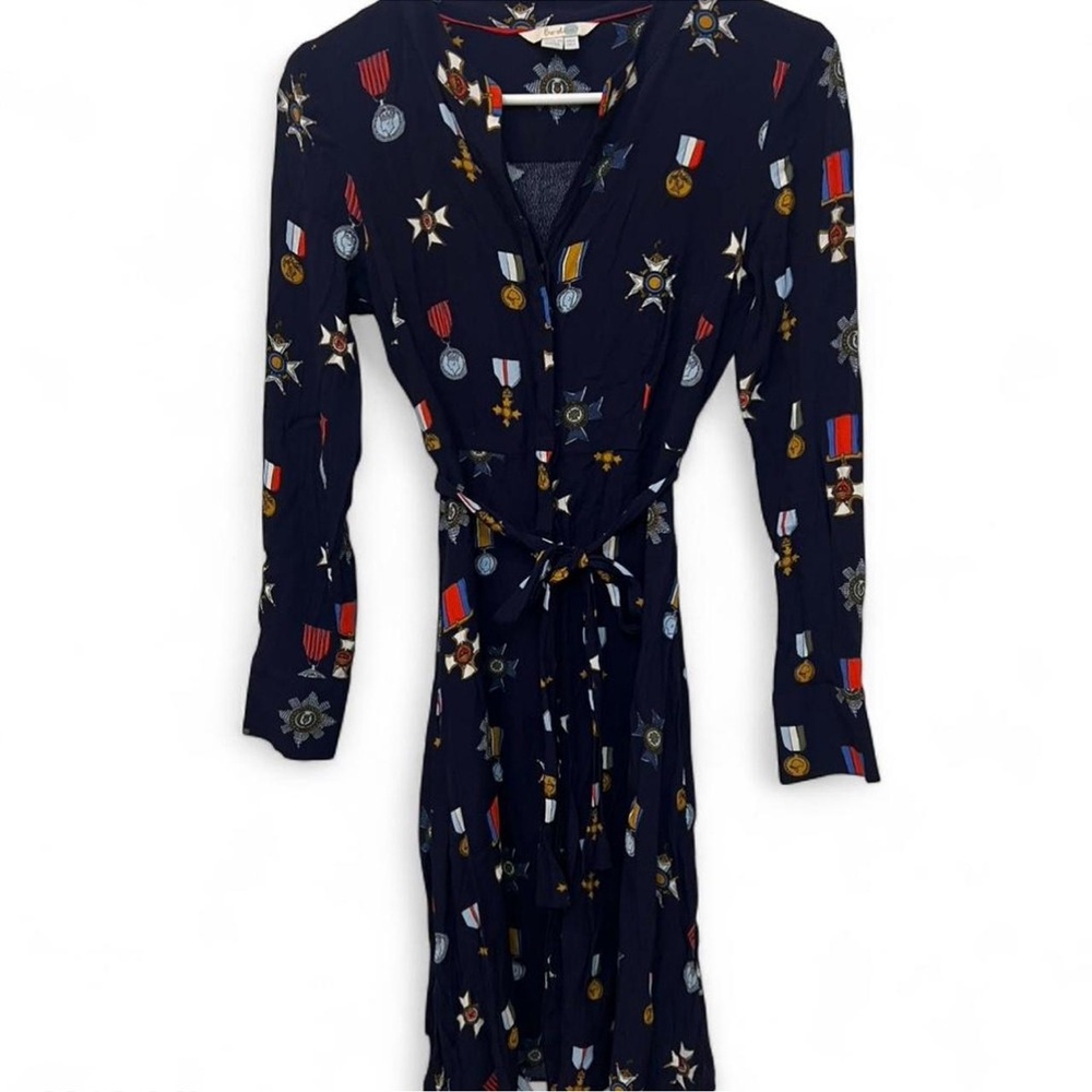 Boden Jessica Dress in Medals print